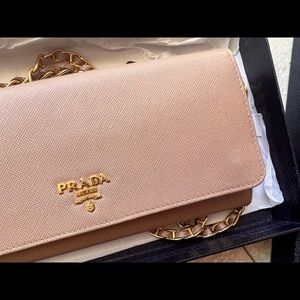 Prada Saffiano Wallet on Chain